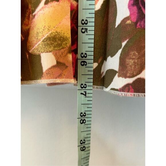 Leith pleated skirt floral dress size M Spring Easter Colorful - Picture 7 of 10